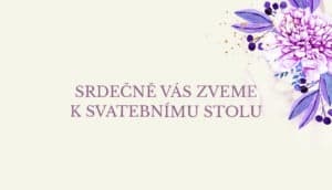 svatební oznámení