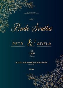 svatební oznámení