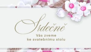 svatební oznámení