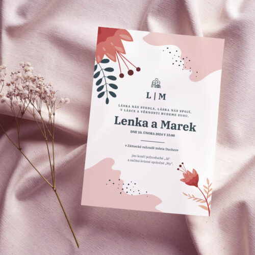 svatební oznámení