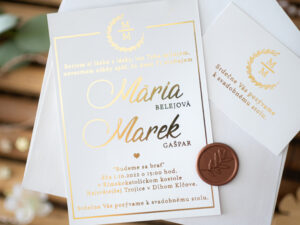 Svatební oznámení set Royal