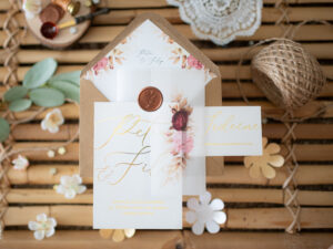 Svatební oznámení set Něha