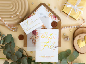 Svatební oznámení set Něha