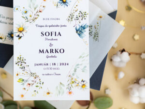 Svatební oznámení set Sofie