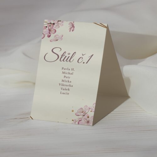 číslo na svatební stůl