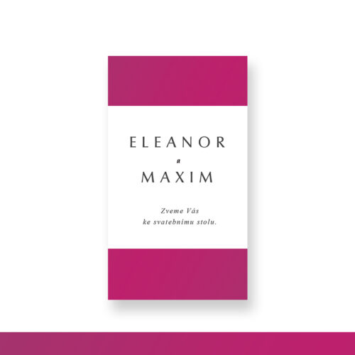 Pozvánka ke svatebnímu stolu LSO113
