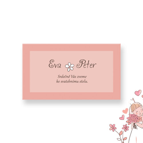 Pozvánka ke svatebnímu stolu LSO63