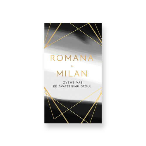 Pozvánka ke svatebnímu stolu LSO85