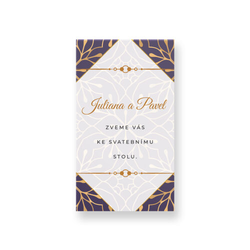 Pozvánka ke svatebnímu stolu LSO90
