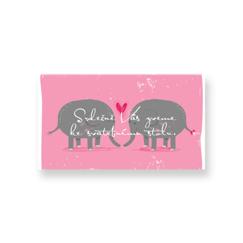 Pozvánka ke svatebnímu stolu NO33