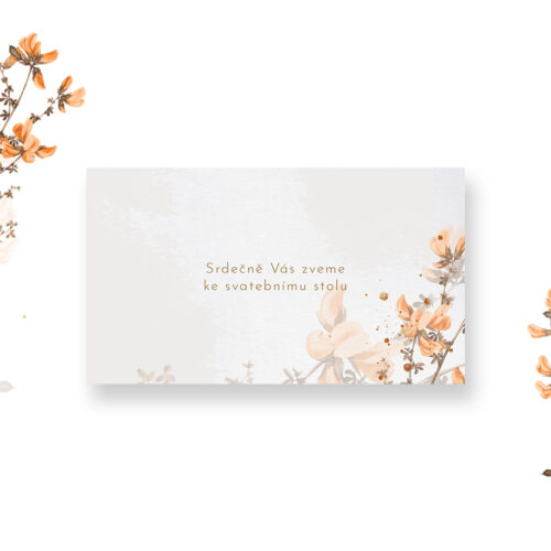 Pozvánka ke svatebnímu stolu NO47