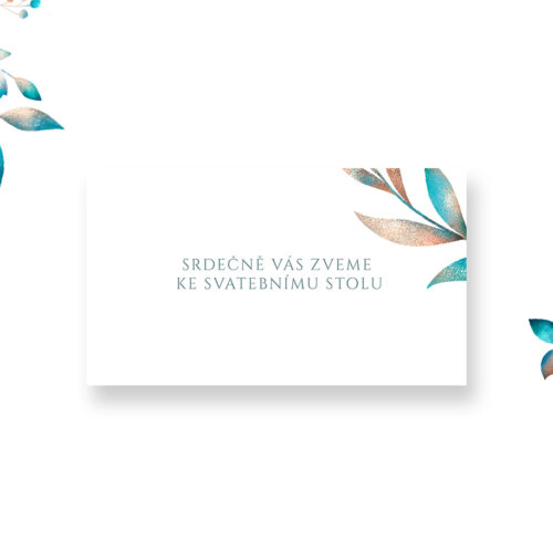 Pozvánka ke svatebnímu stolu NO50