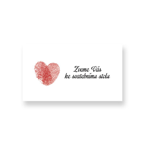 Pozvánka ke svatebnímu stolu SNAP22