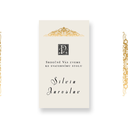 Pozvánka ke svatebnímu stolu SNAP38