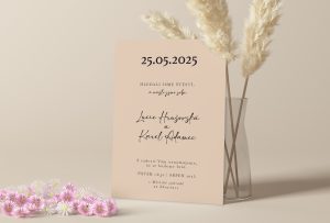 jednoduchí svatební oznámení