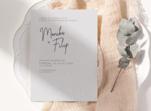 moderní svatební oznámení