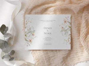 moderní svatební oznámení