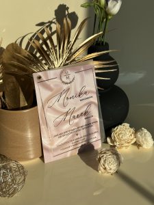 Luxusní svatební oznámení RoyalSatén