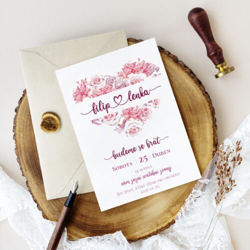 luxusni svatebni oznameni LSO2025 CZ 0405 2