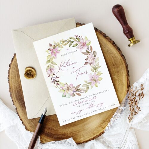 luxusni svatebni oznameni LSO2025 CZ 0406 2