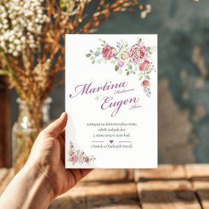 luxusni svatebni oznameni LSO2025 CZ 0414 4