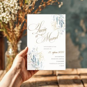luxusni svatebni oznameni LSO2025 CZ 0427 4