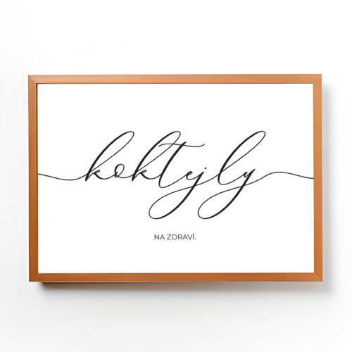 cedulka na svatbu koktejly