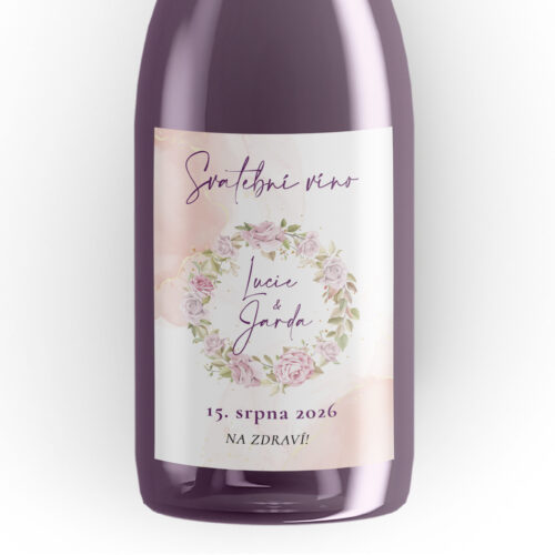 etiketa na svatební víno LSO2025 0417
