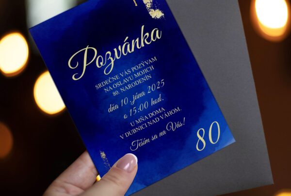 Pozvánka na 80-te narozeniny