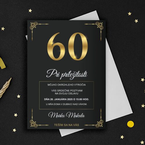 Pozvánka na 60-te narozeniny
