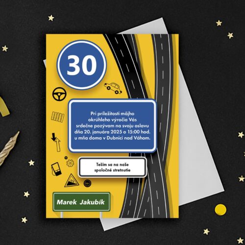 Pozvánka na 30-te narozeniny