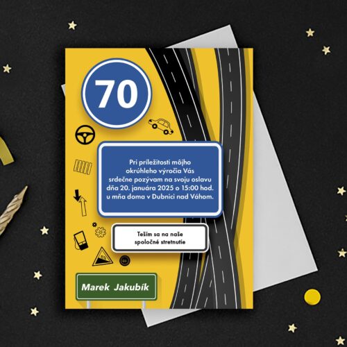 Pozvánka na 70-te narozeniny