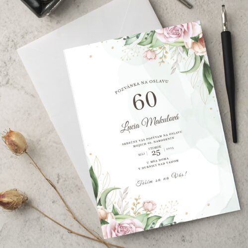 Pozvánka na 60-te narozeniny