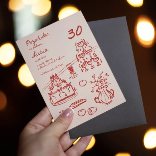 Pozvánka na 30-te narozeniny