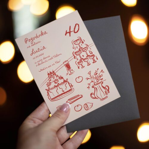Pozvánka na 40-te narozeniny