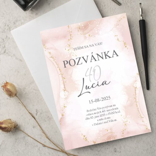 Pozvánka na 40-te narozeniny