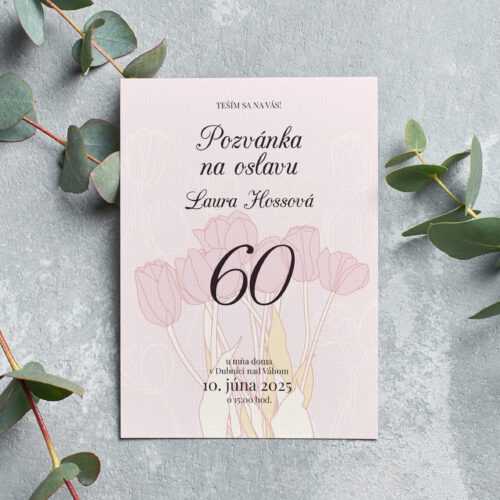 Pozvánka na 60-te narozeniny