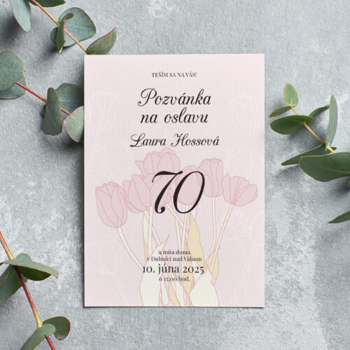 Pozvánka na 70-te narozeniny