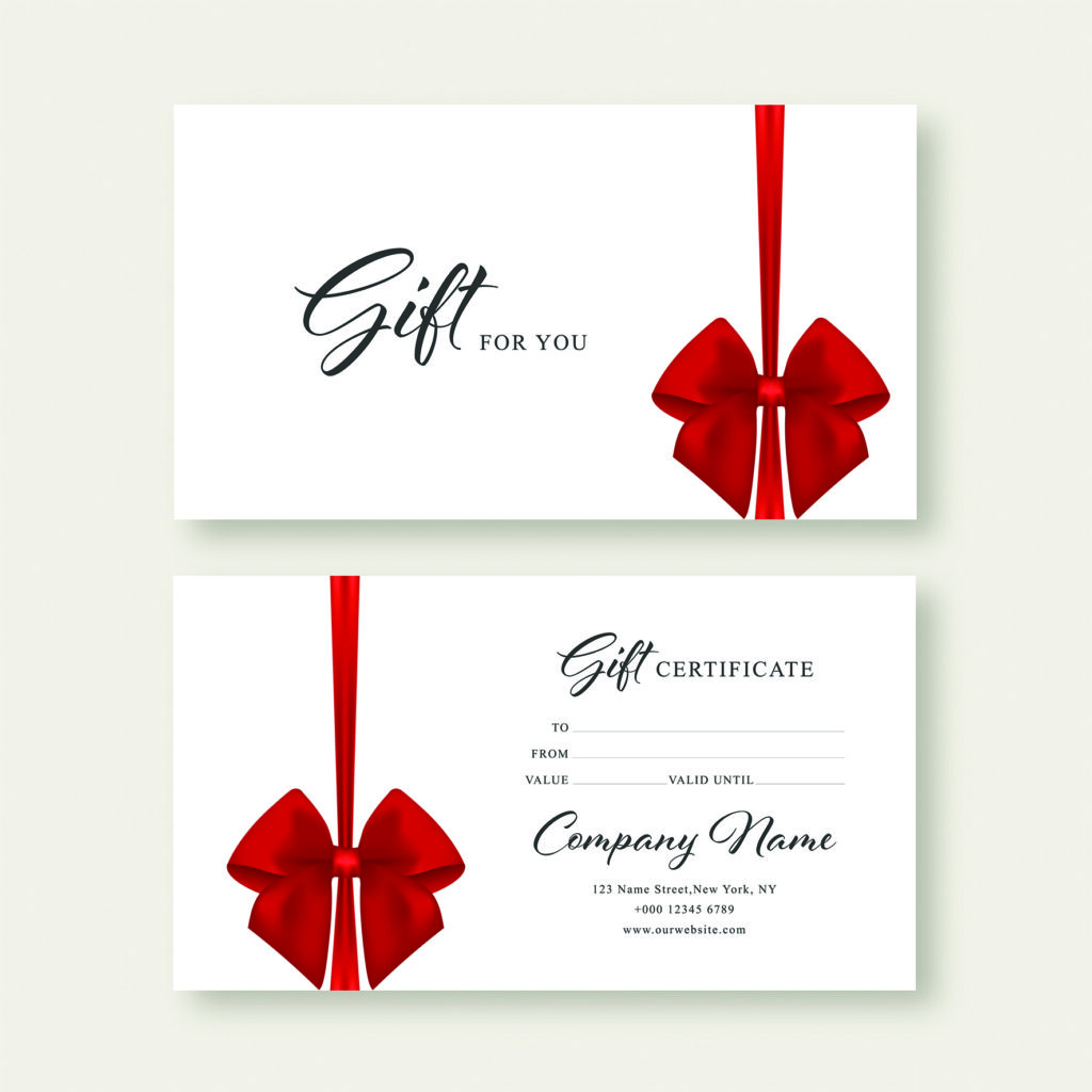 Dárkový poukaz 6 bílý