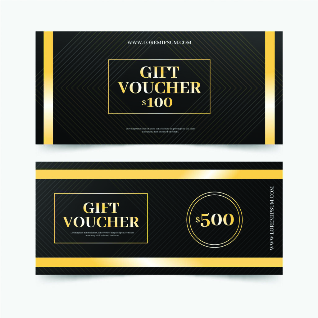 Dárkový poukaz 6 černý