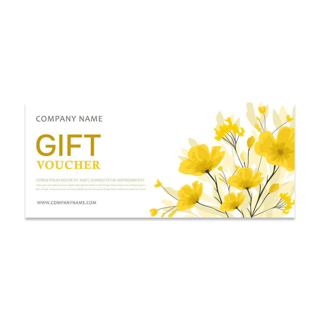 Dárkový poukaz 6 žlutý