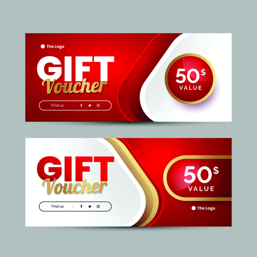 Dárkový poukaz 7 rudý