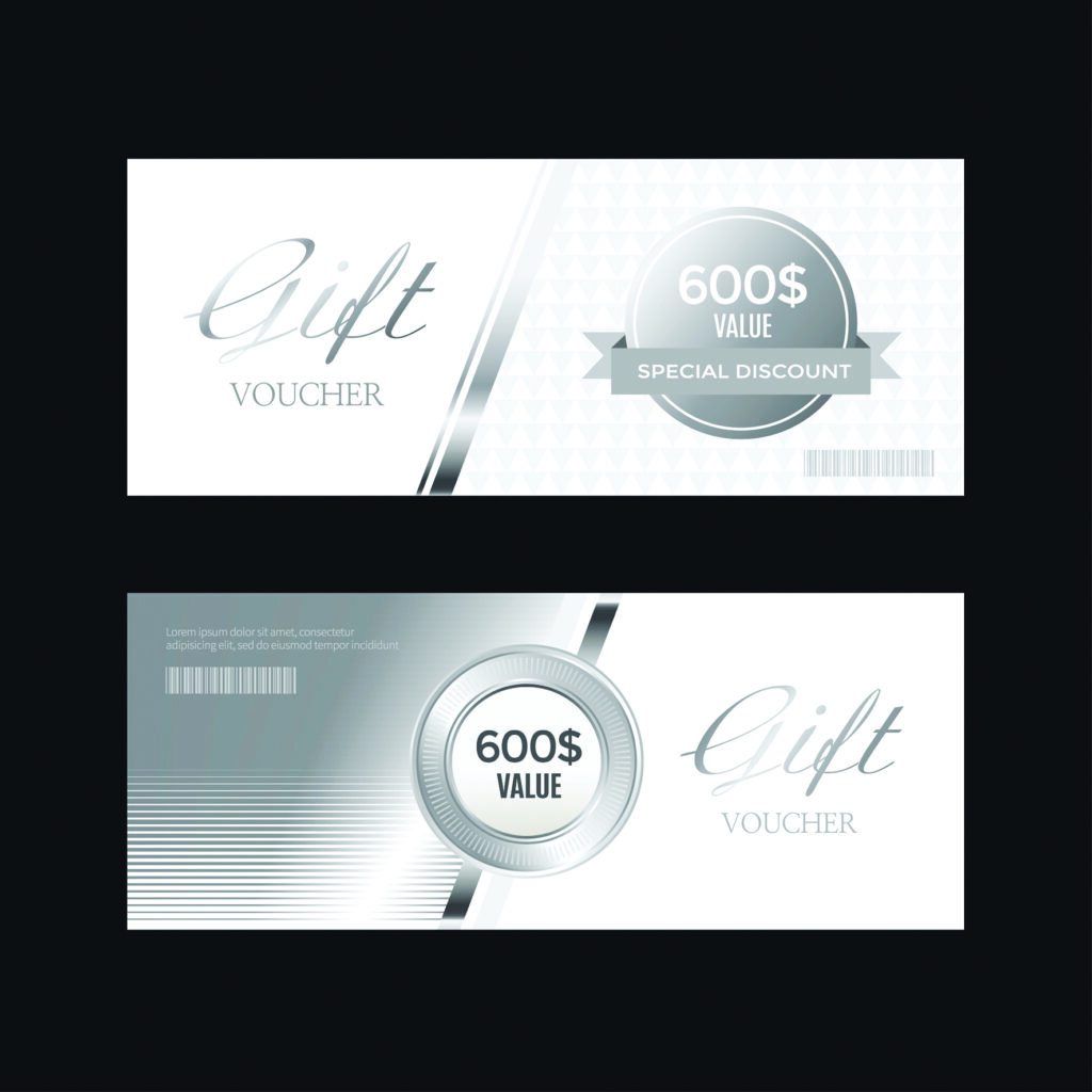 Dárkový poukaz 7 stříbrný