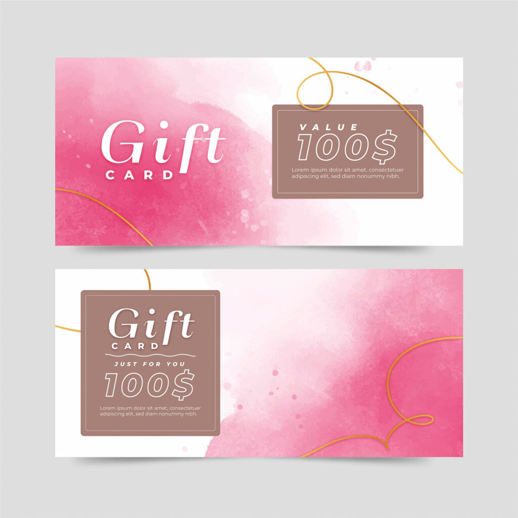 Dárkový poukaz 9 růžový