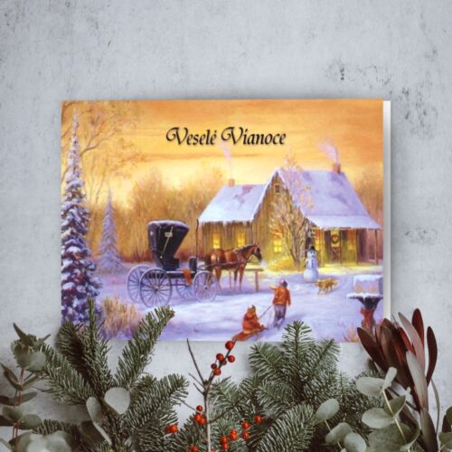 firemní novoročenka s přírodou