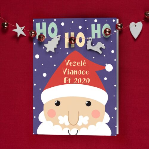 Novoročenka se Santou Clausem