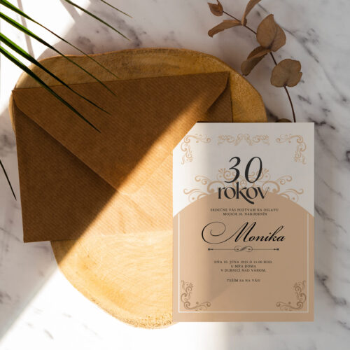Pozvánka na 30-te narozeniny