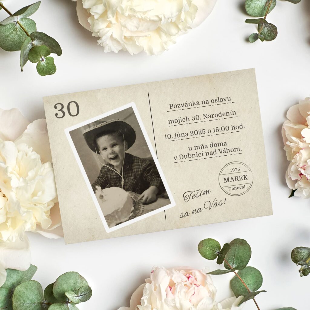 Pozvánka na oslavu 30 narozenin 11