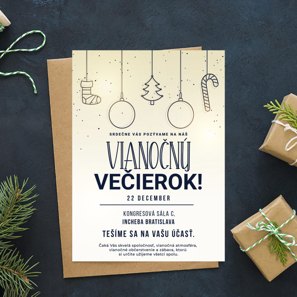 Pozvánka na vianočný večierok 14