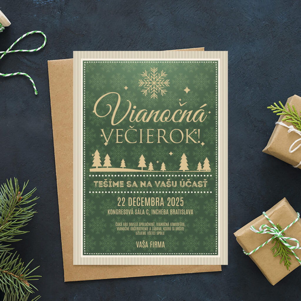 Pozvánka na vánoční večírek 15